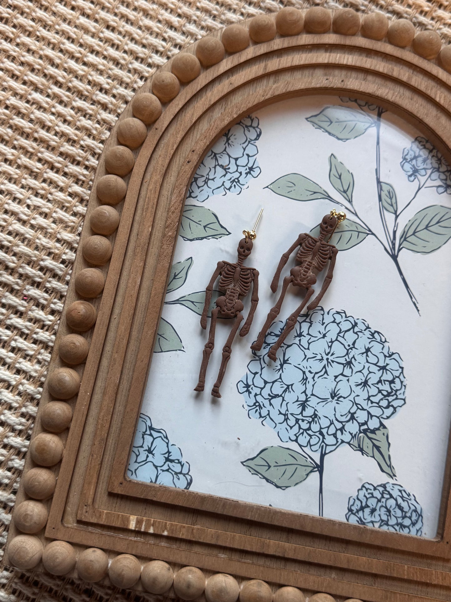 Brown Skeleton Dangles