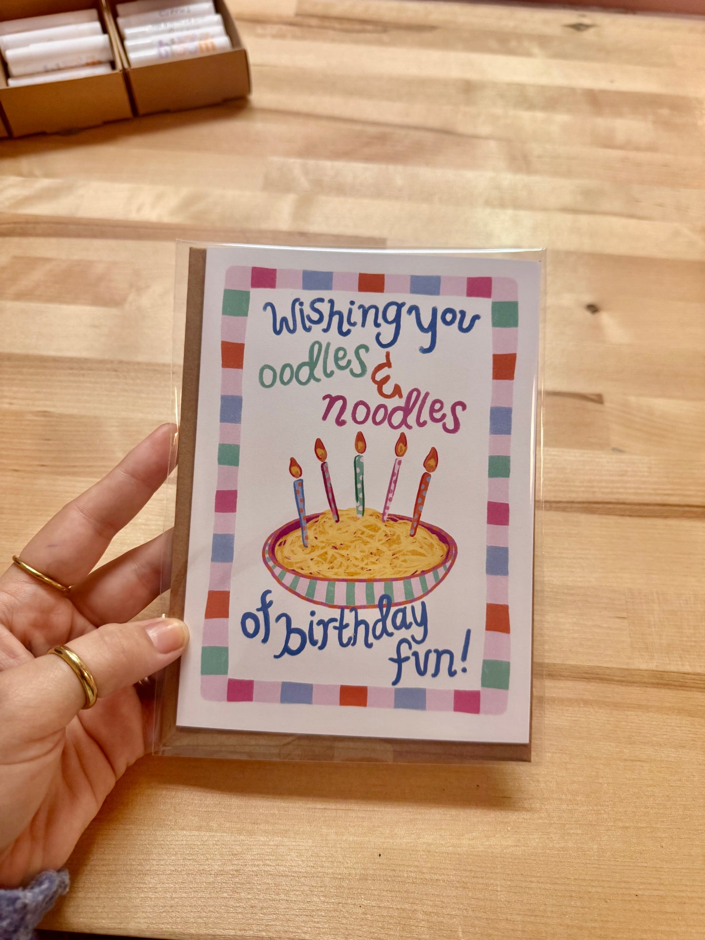 Oodles + Noodles Greeting Card
