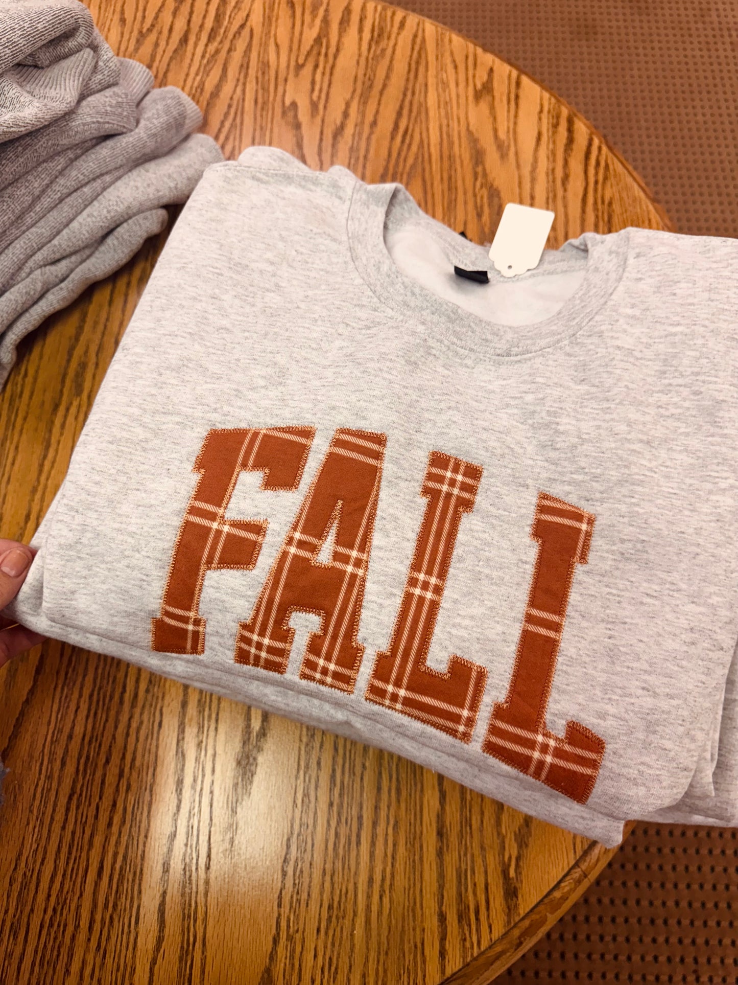 Fall Embroidered Crewneck