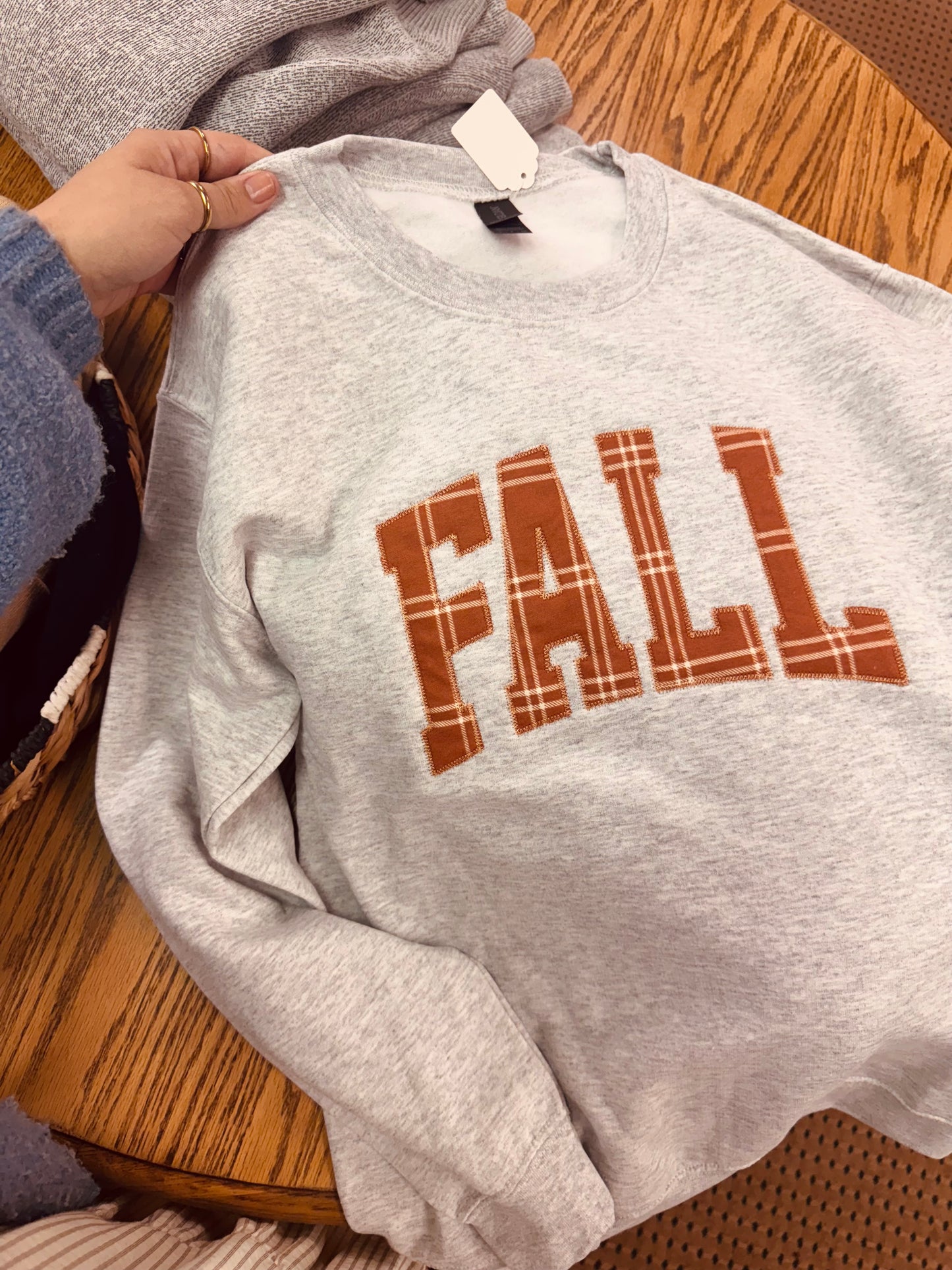 Fall Embroidered Crewneck