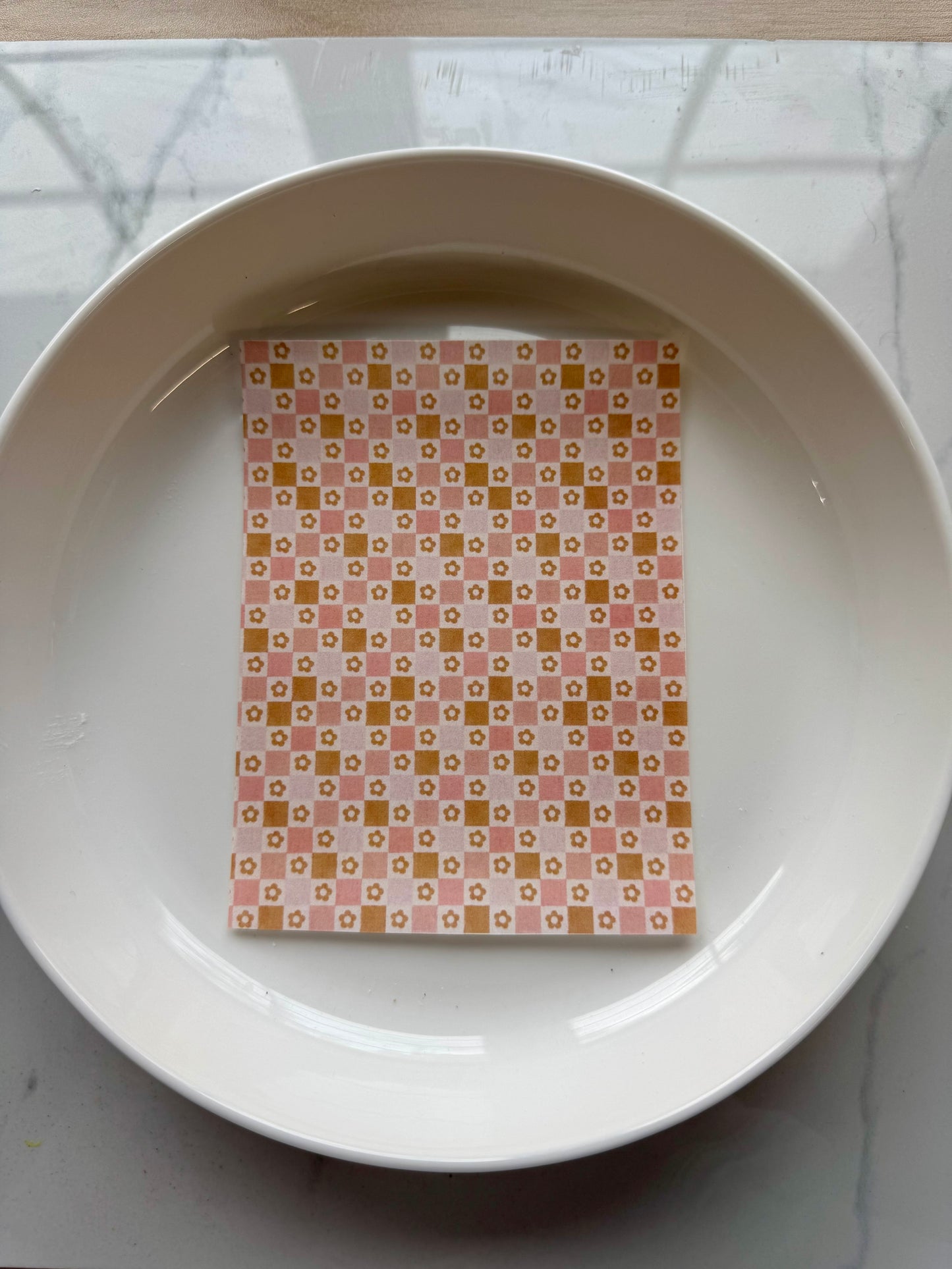 Clay Transfer Paper Checkered 1