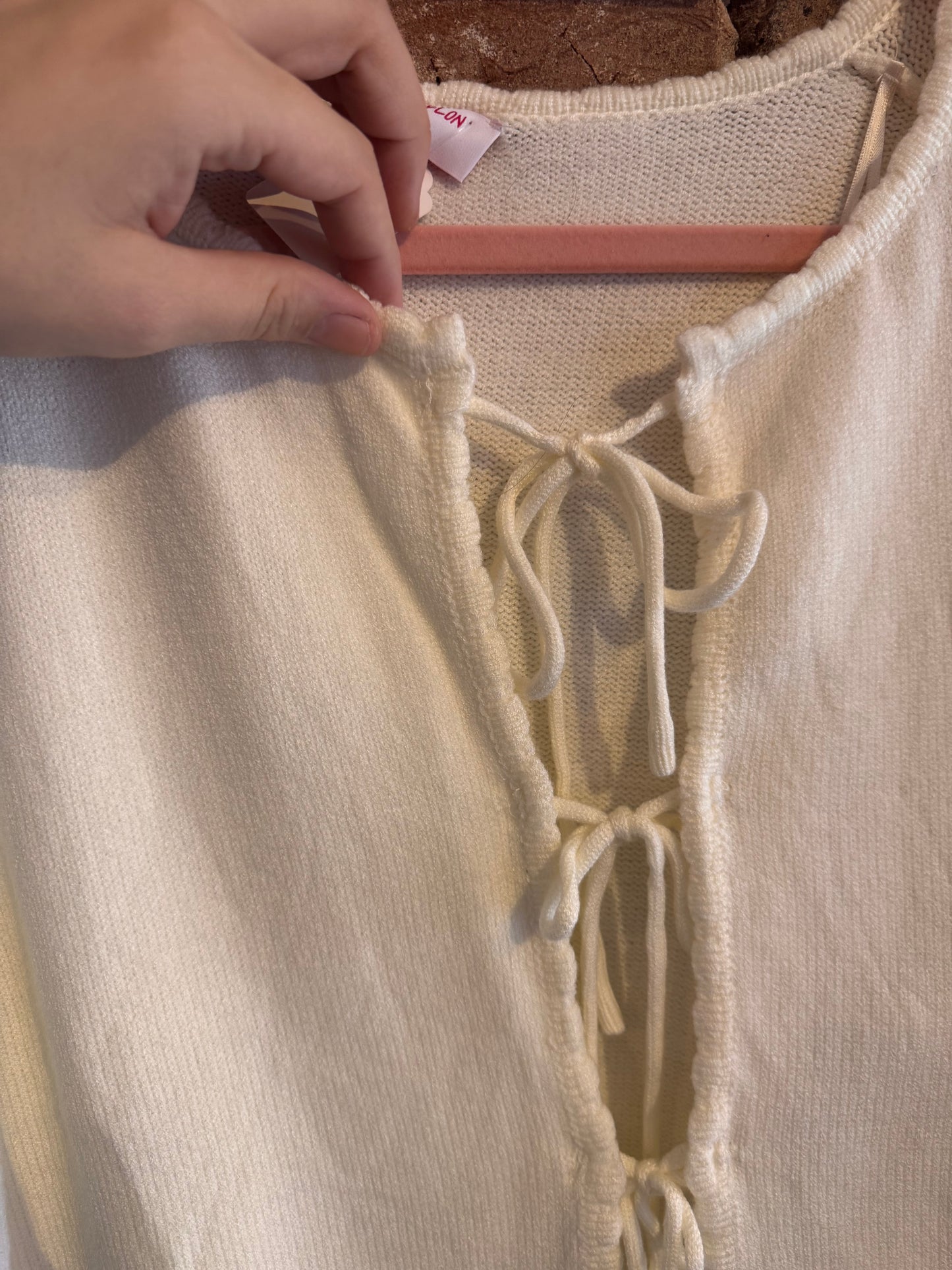 TieFront Bow Sweater