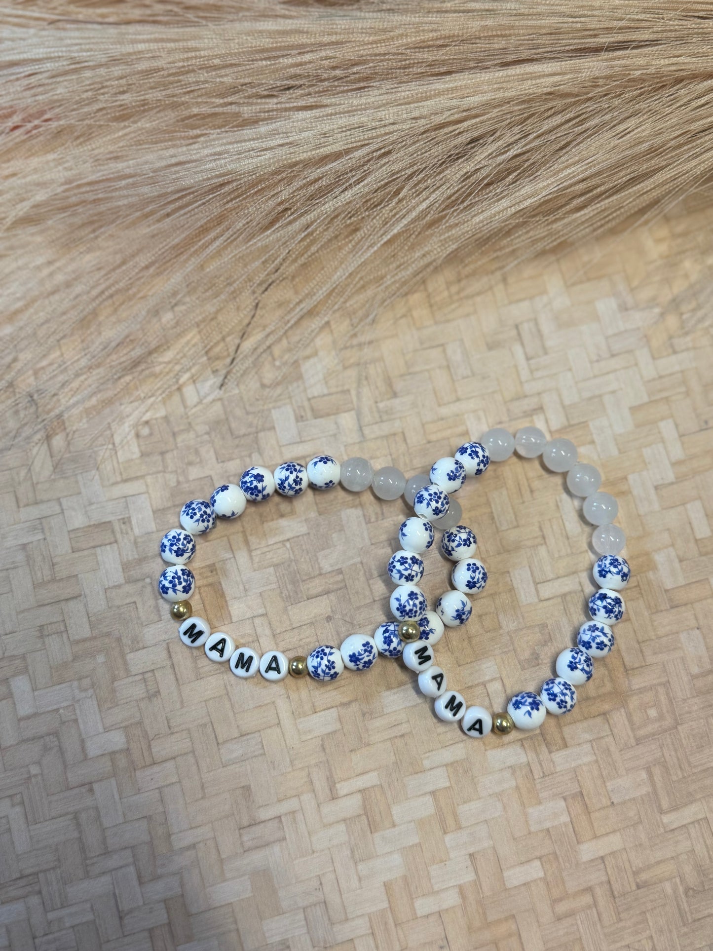 mama beaded bracelet