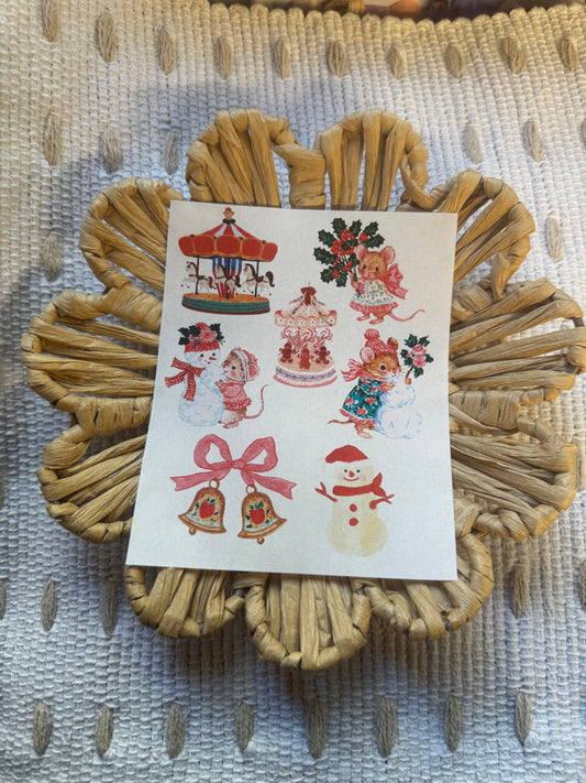 Clay Transfer Christmas 2
