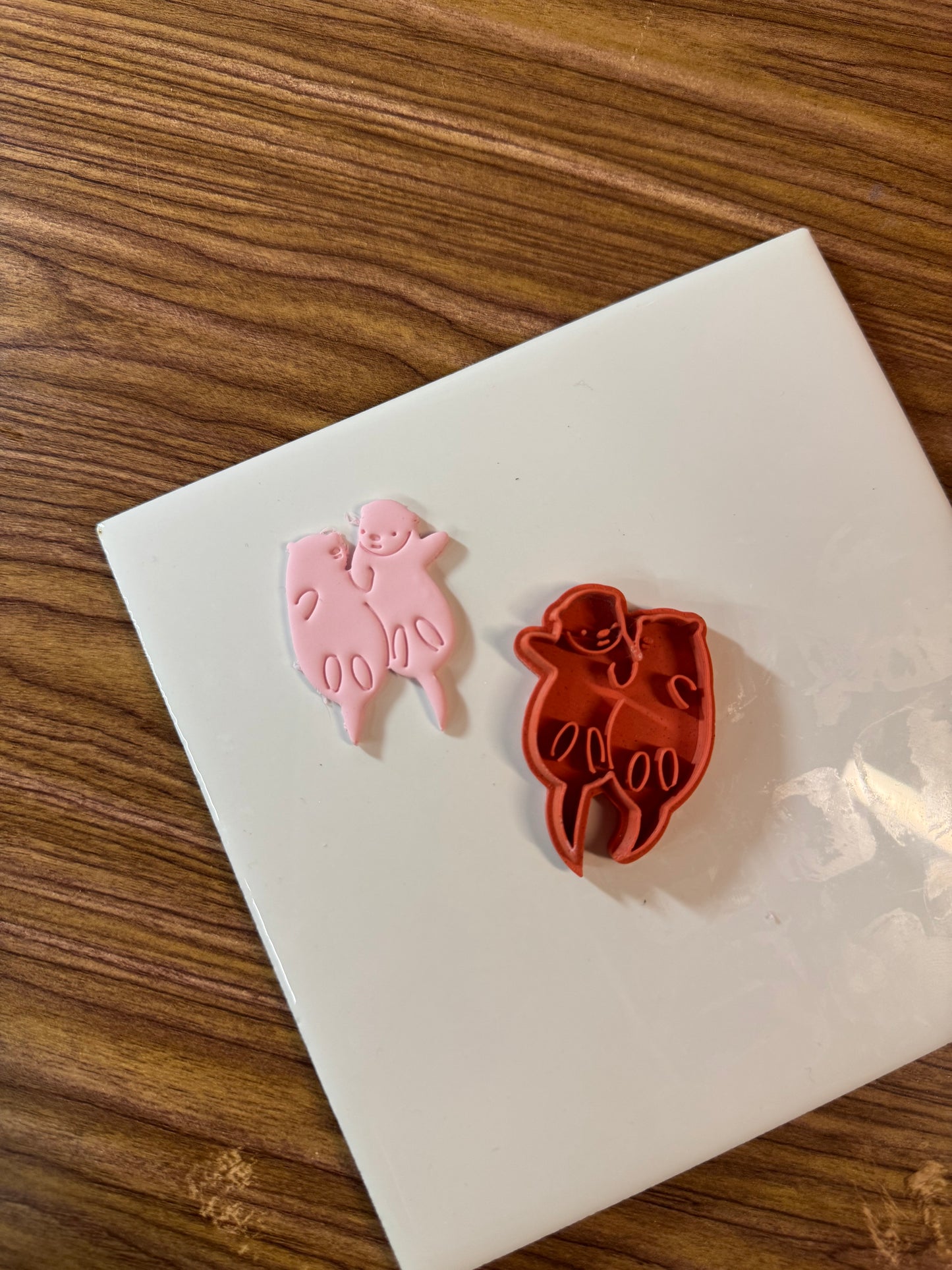 Love Otters Clay Cutter