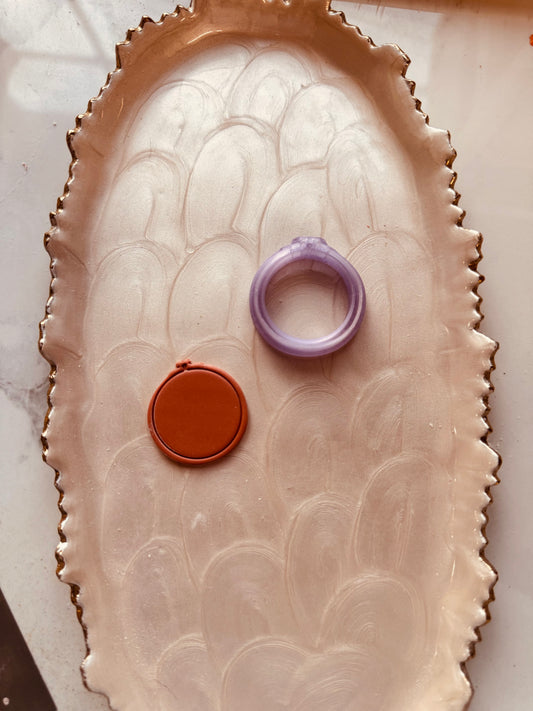 Embroidery Hoop Clay Cutter