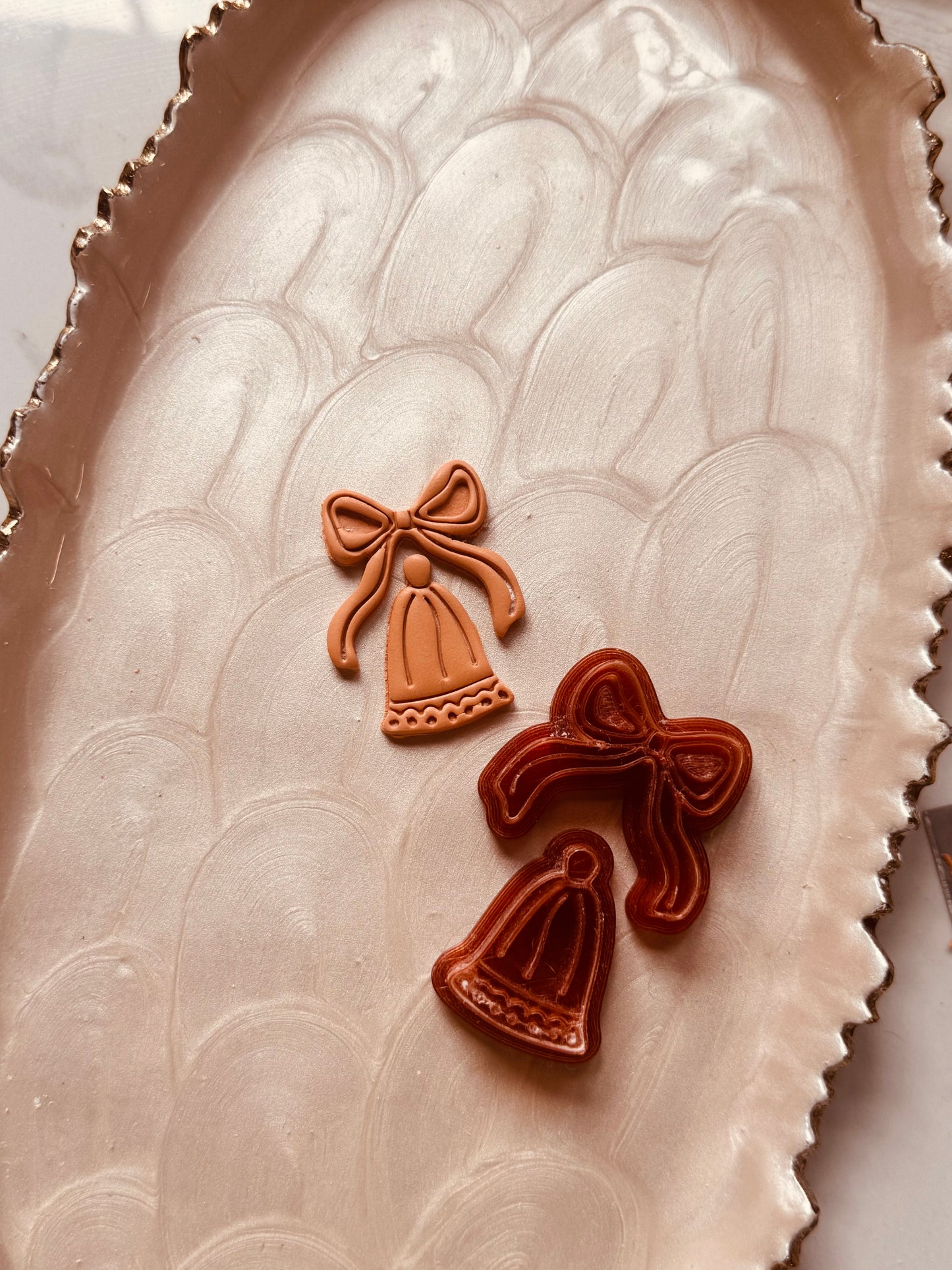 Christmas Bell and Bow Cutter Set