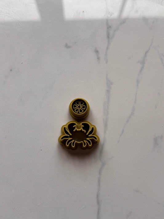 Crab with Lemon Cutter Set