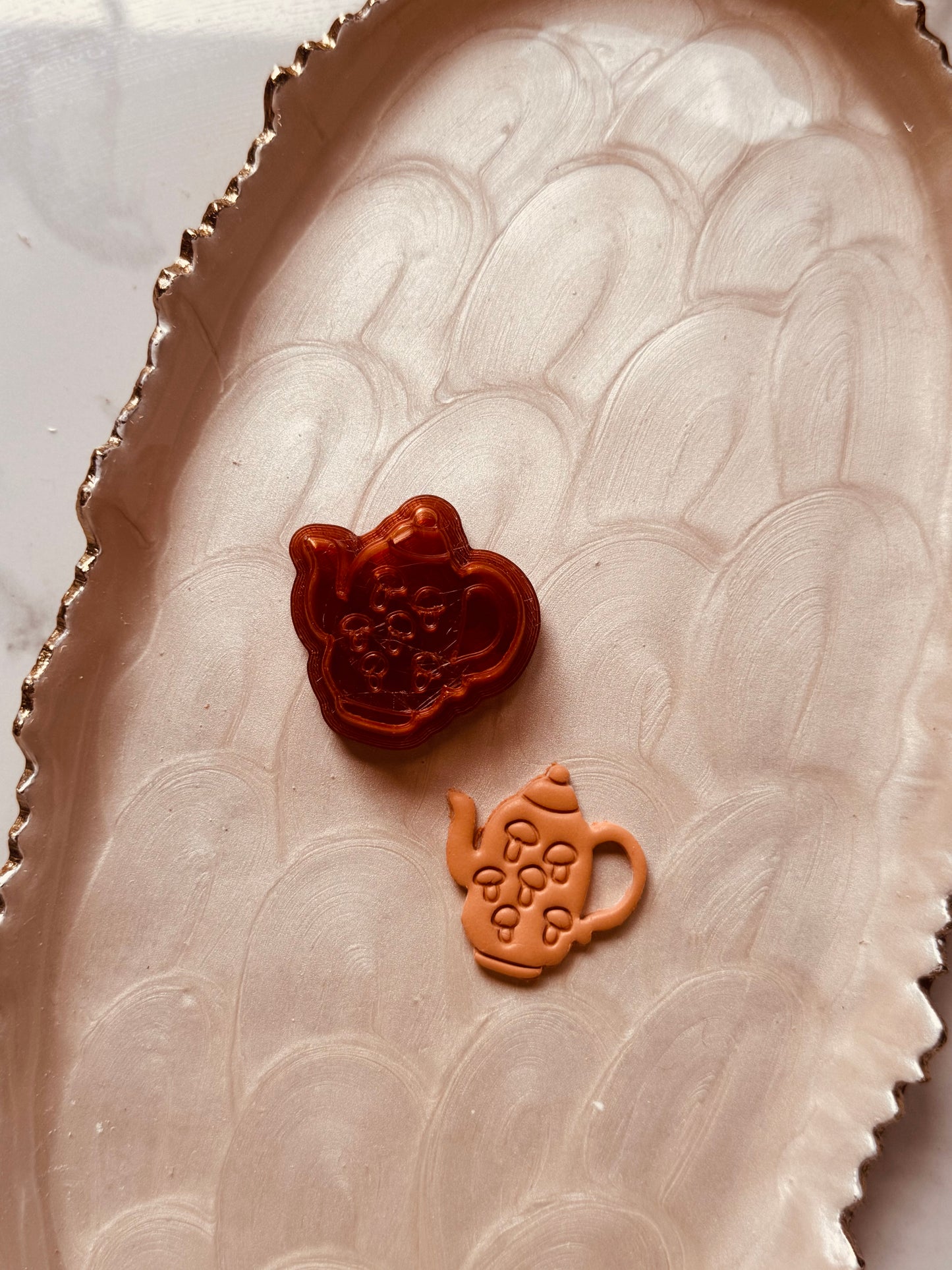 Mushroom Teapot Clay Cutter Set