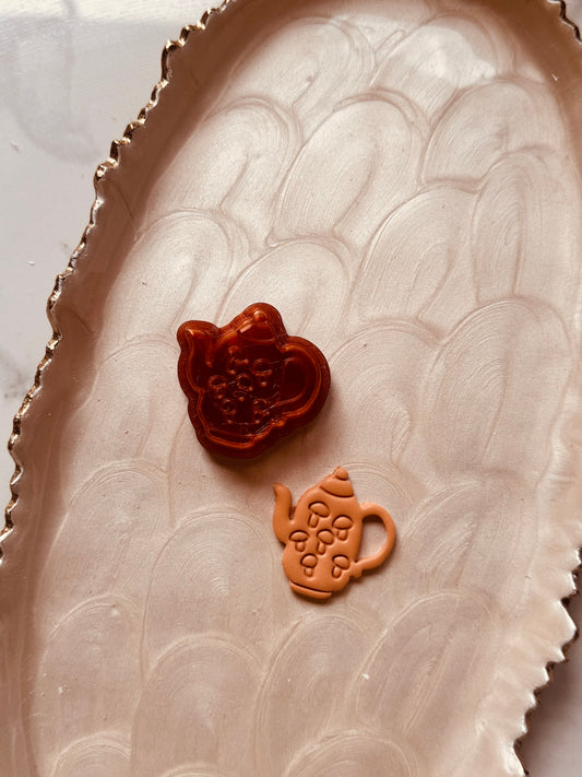 Mushroom Teapot Clay Cutter Set