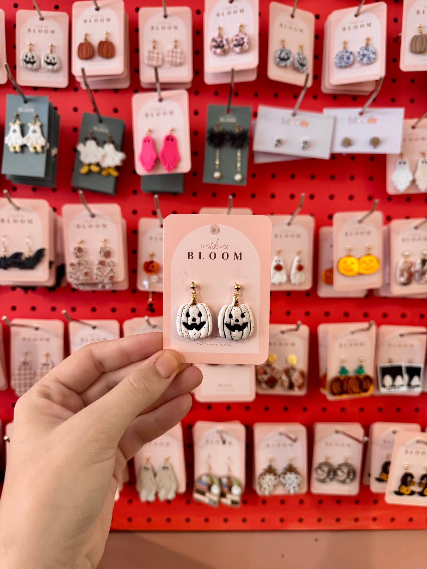 White Speckled Jack O Lanterns