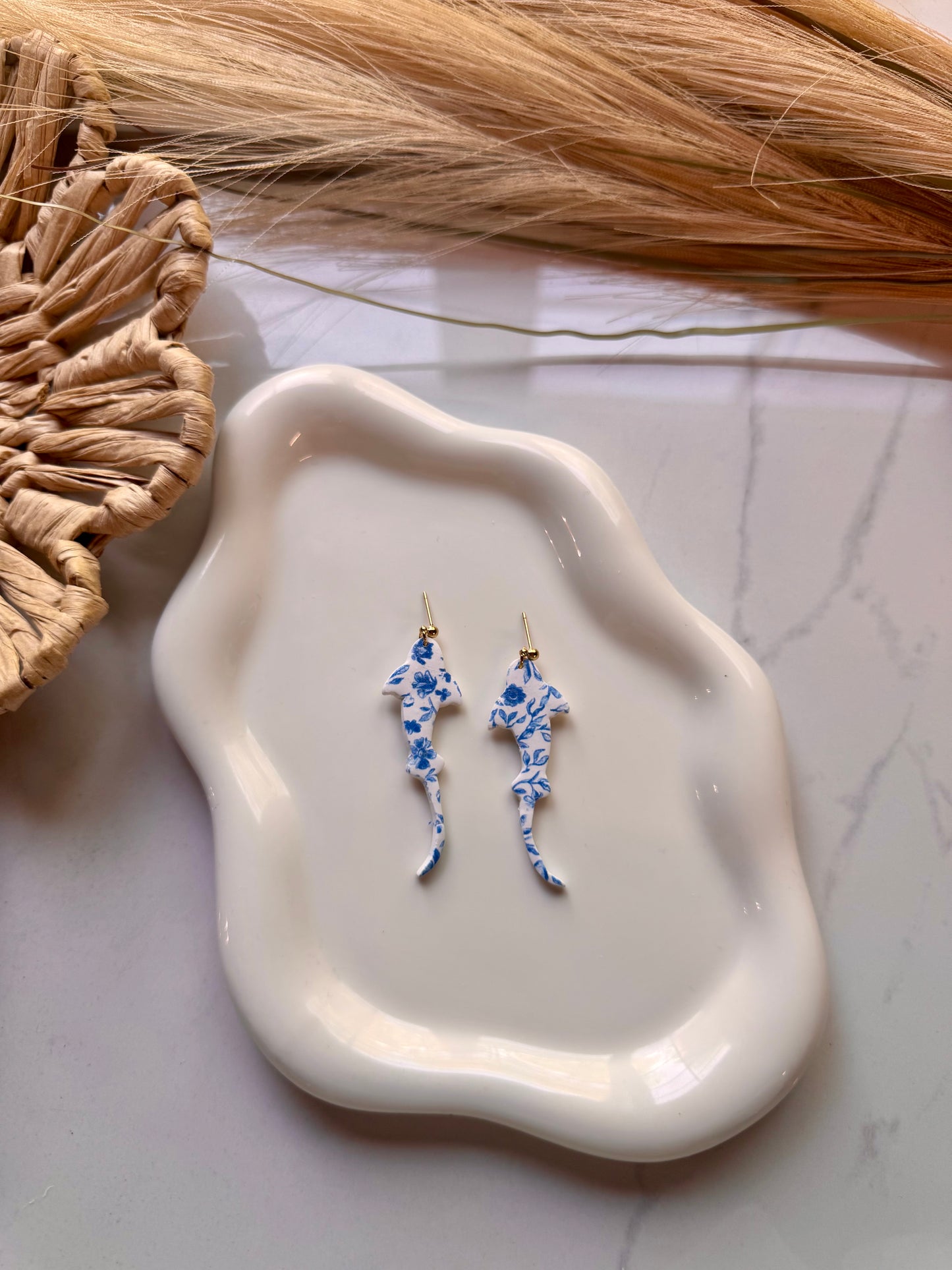 Blue floral whale sharks