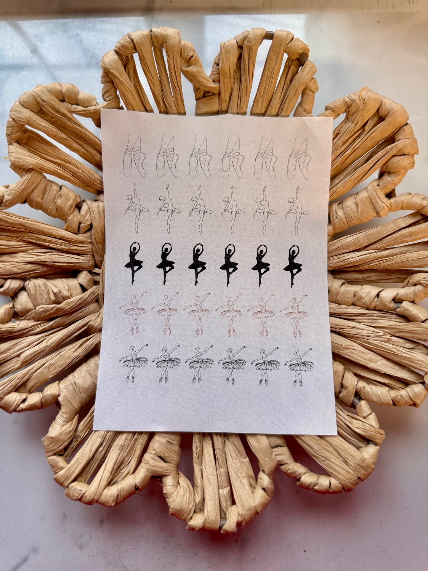 Charm Clay Transfer Sheet 45