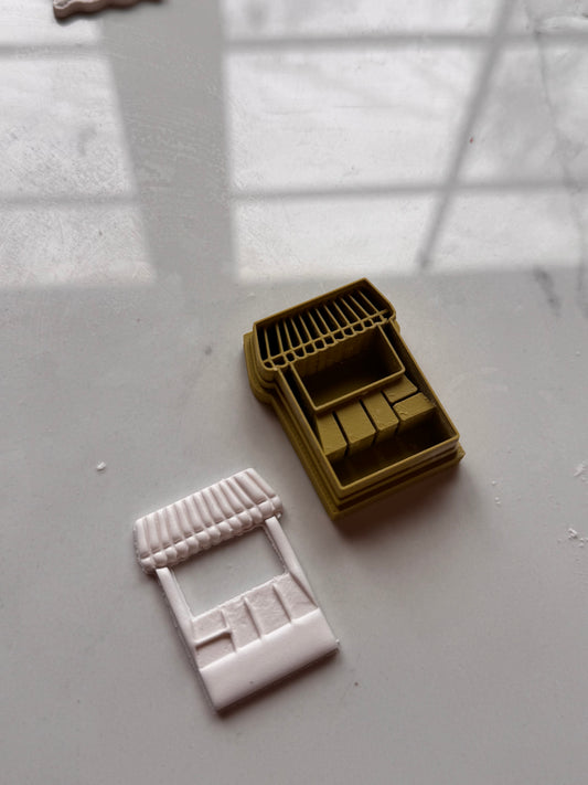 Farmers Market Stand Clay Cutter