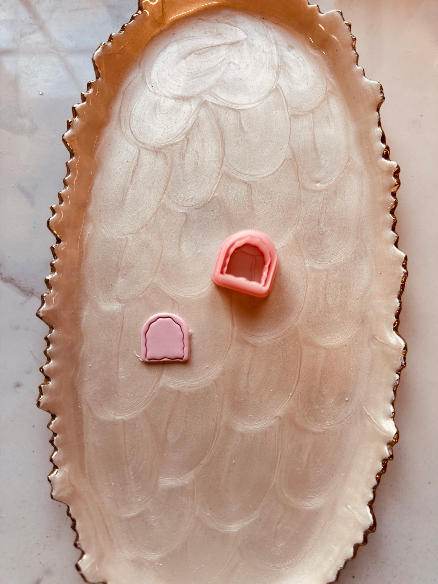 Bordered Arch Charm Clay Cutter