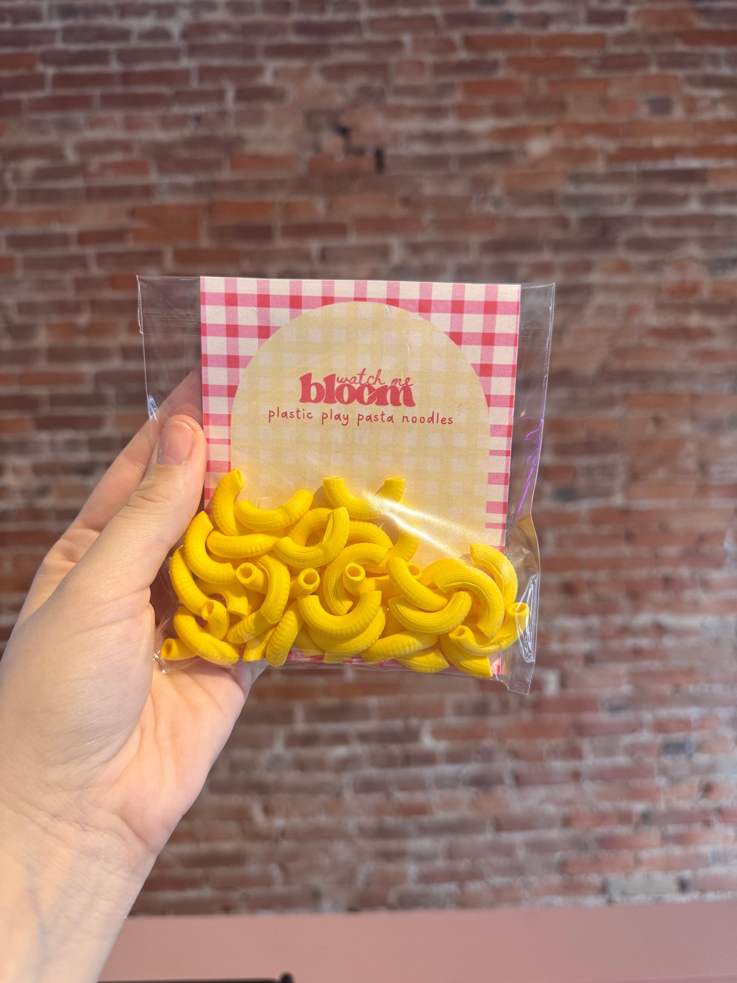 Plastic Play Macaroni Noodles