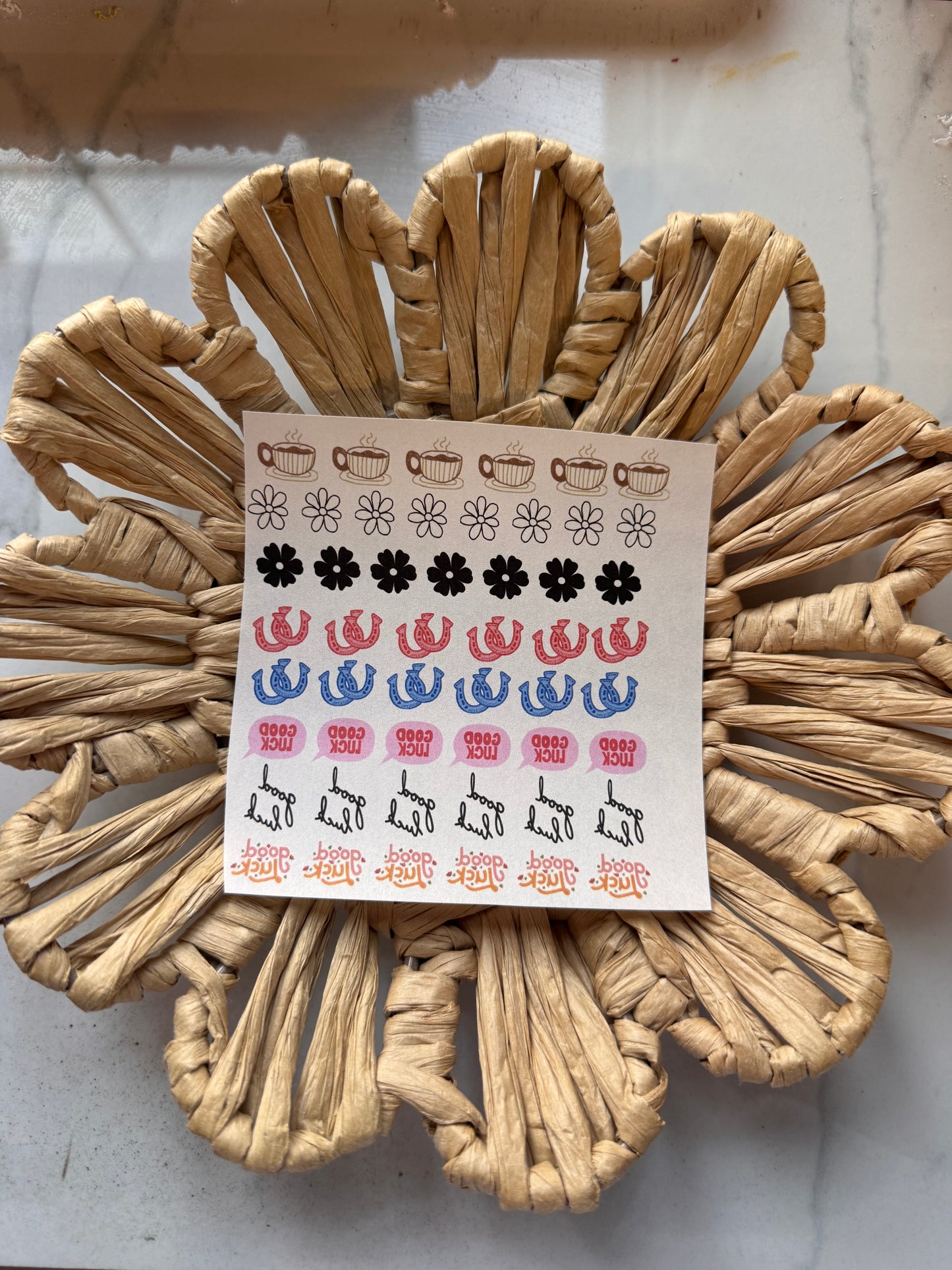 Charm Transfer Sheet 75