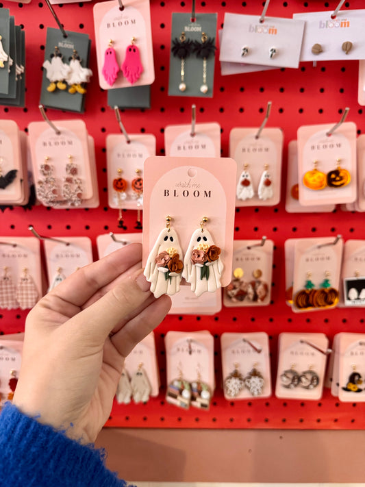 Ghosts w Floral Bouqet