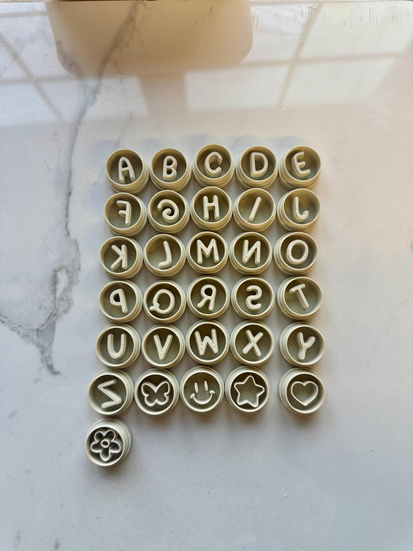 Friendship Bracelet Alphabet Cutters