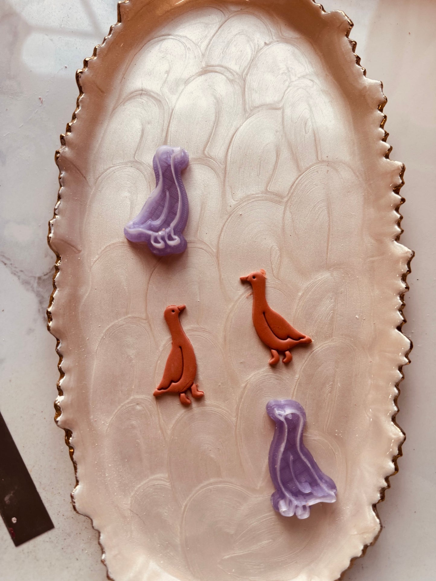 Goose Mirrored Clay Cutter Set