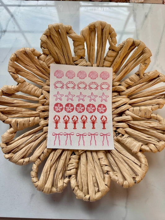 Charm Clay Transfer Sheet 7