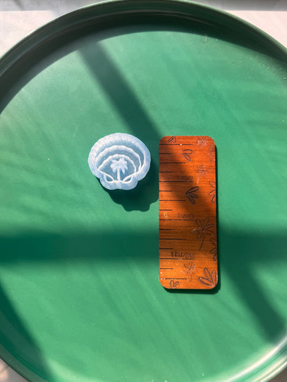 Palm Tree Seashell Clay Cutter