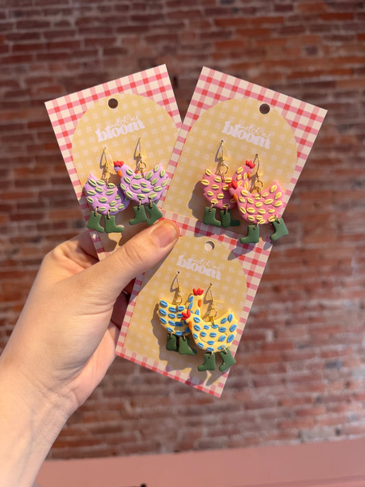 Colorful Chicken Dangles