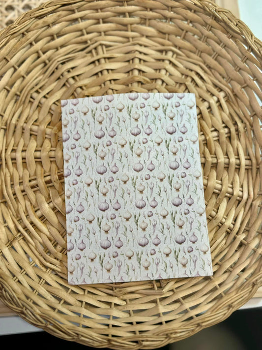 Clay Transfer Paper 109 | Garlic