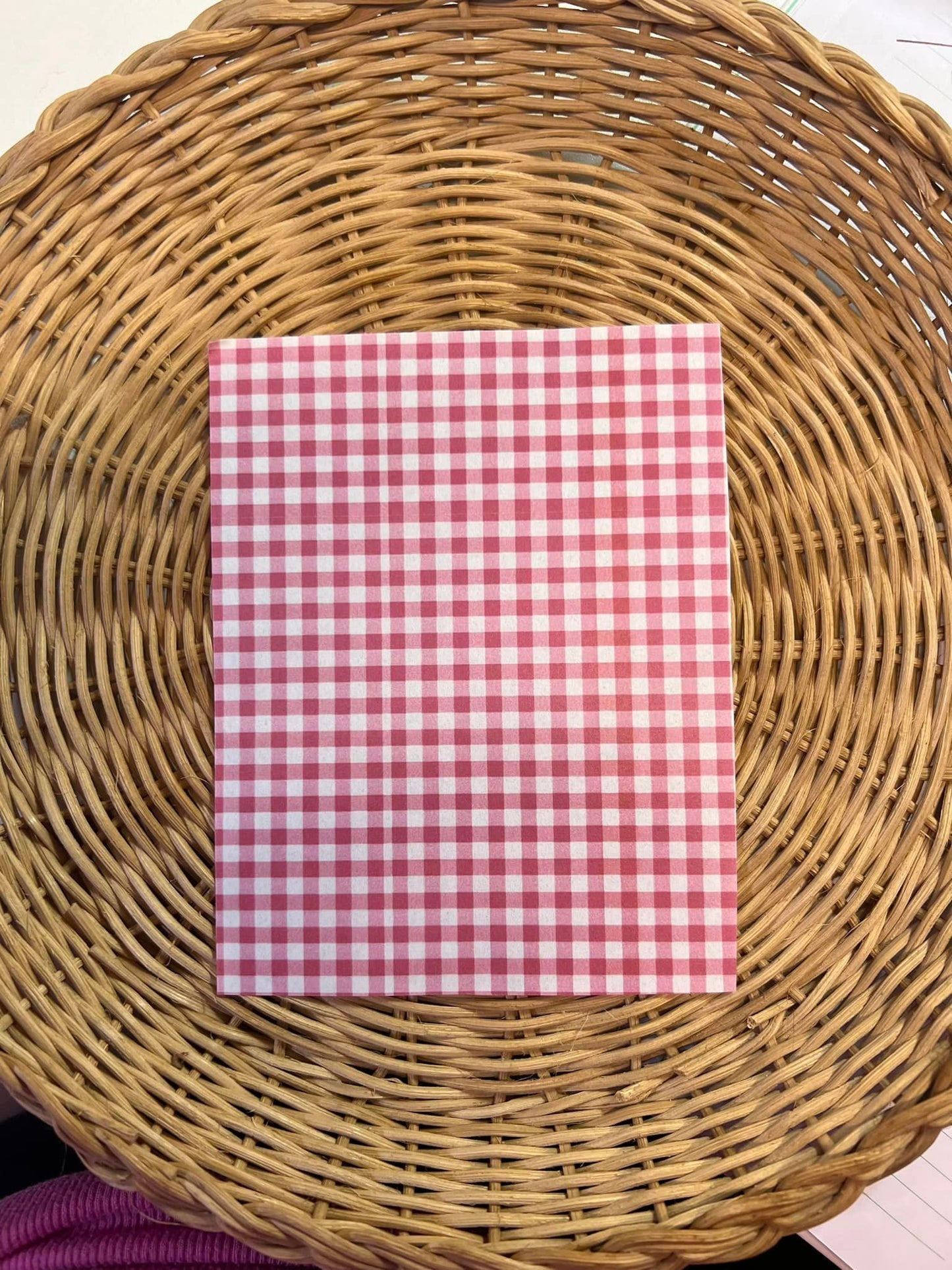 Clay Transfer Ppaer 112 | Red Gingham