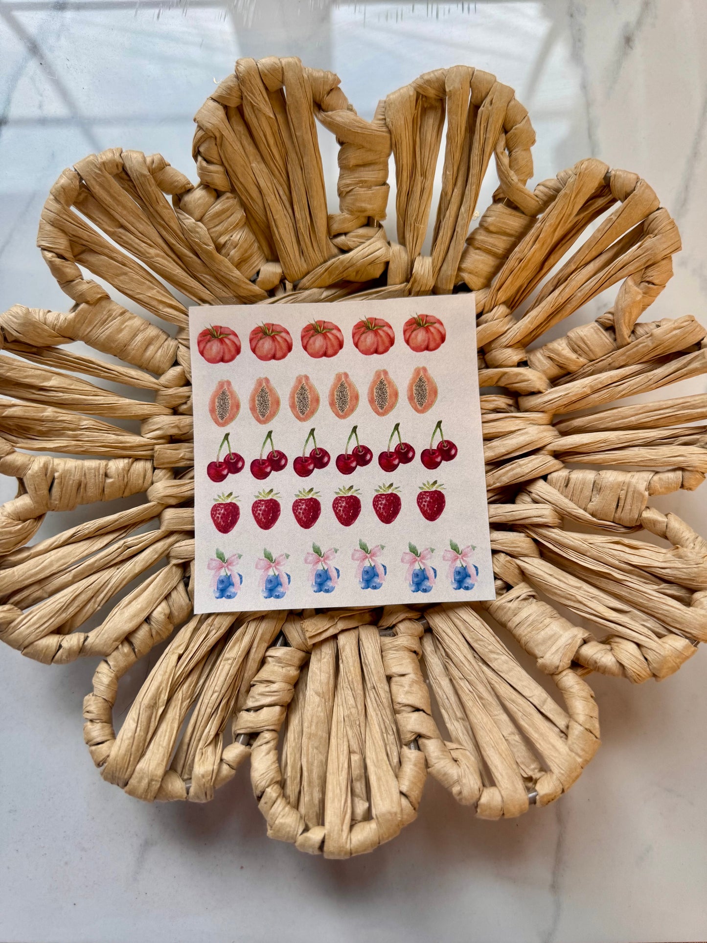 Charm Clay Transfer Sheet 24