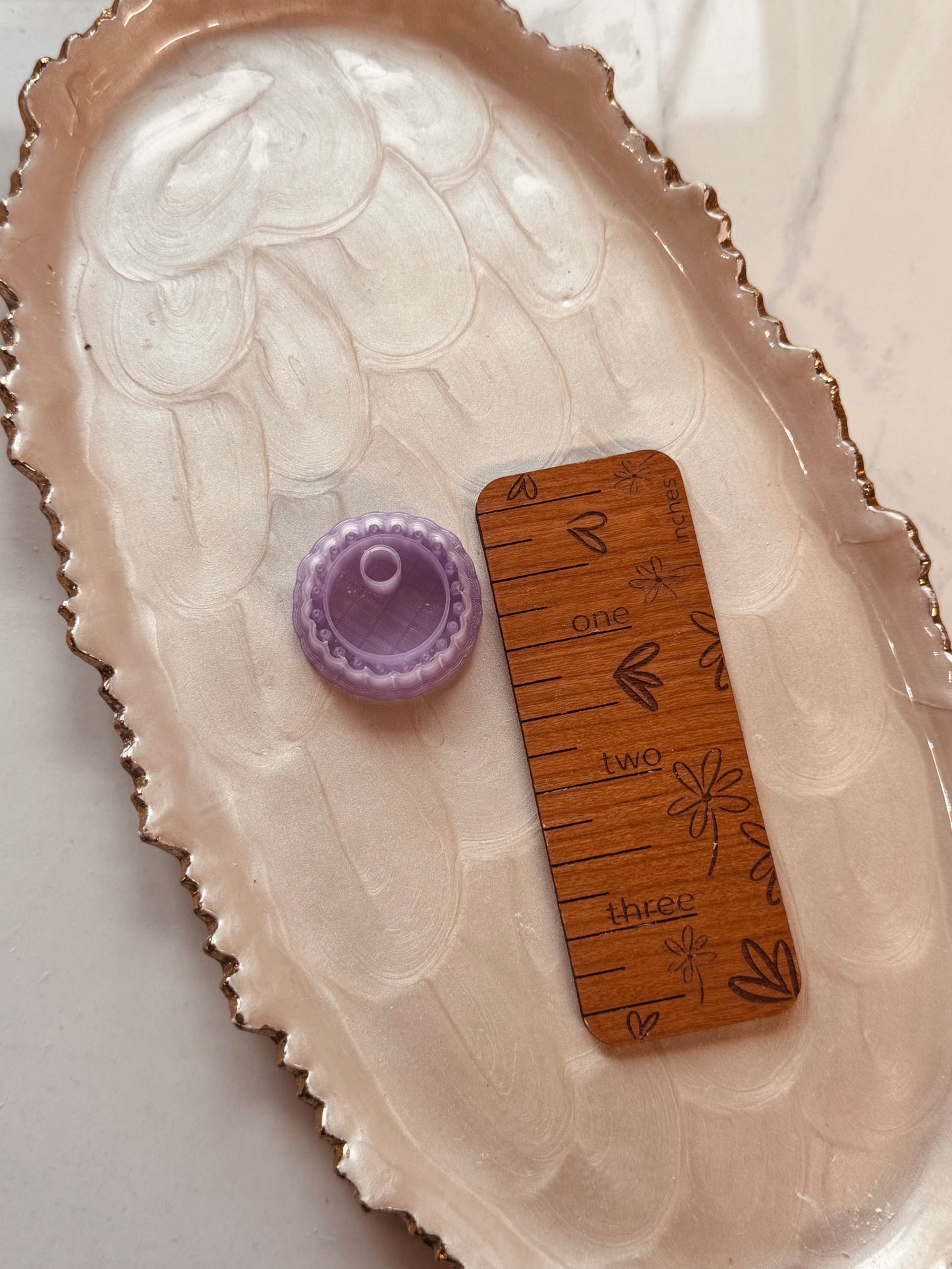 Frilly Circle Hoop Clay Cutter