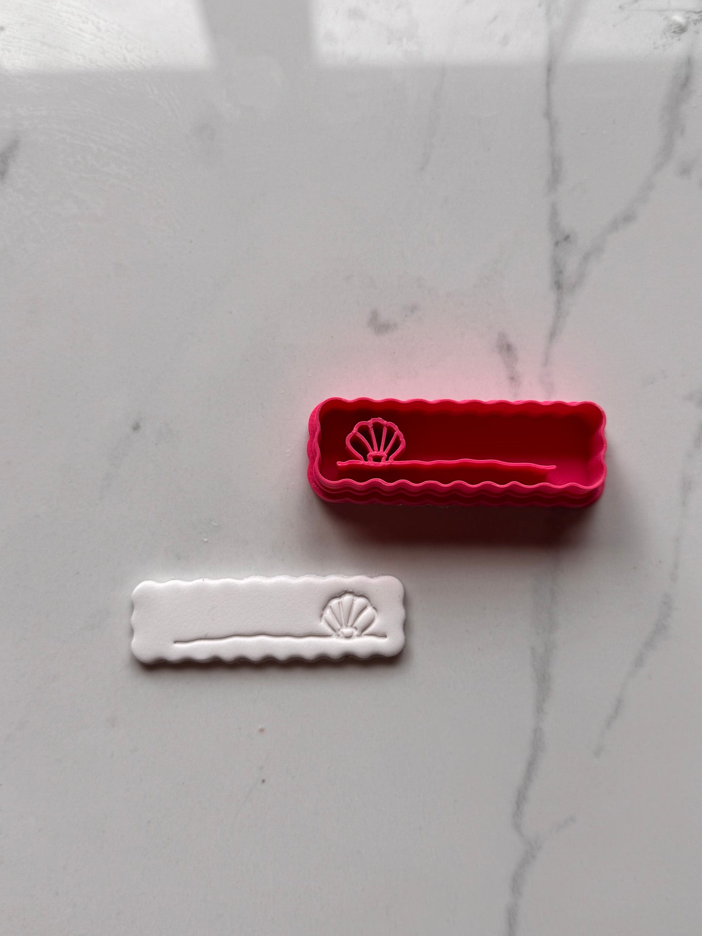 Coastal Hair Clip Clay Cutter