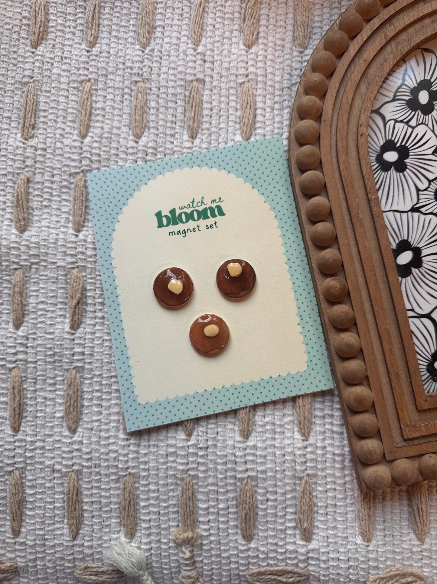 Butter Pancake Magnet Set