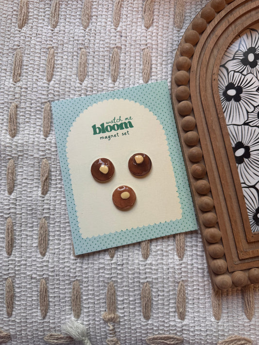 Butter Pancake Magnet Set