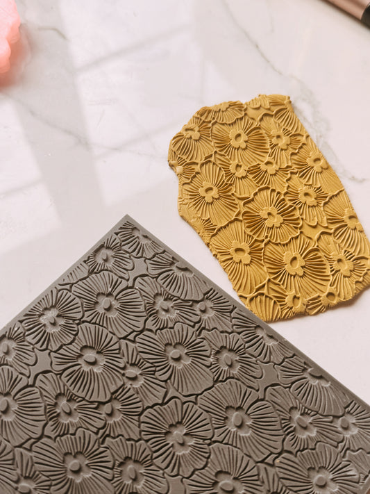 Whimsy Floral Texture Mat 1