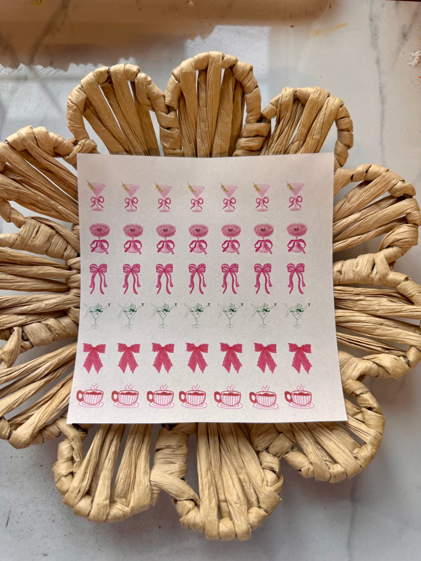 Charm Transfer Sheet 71