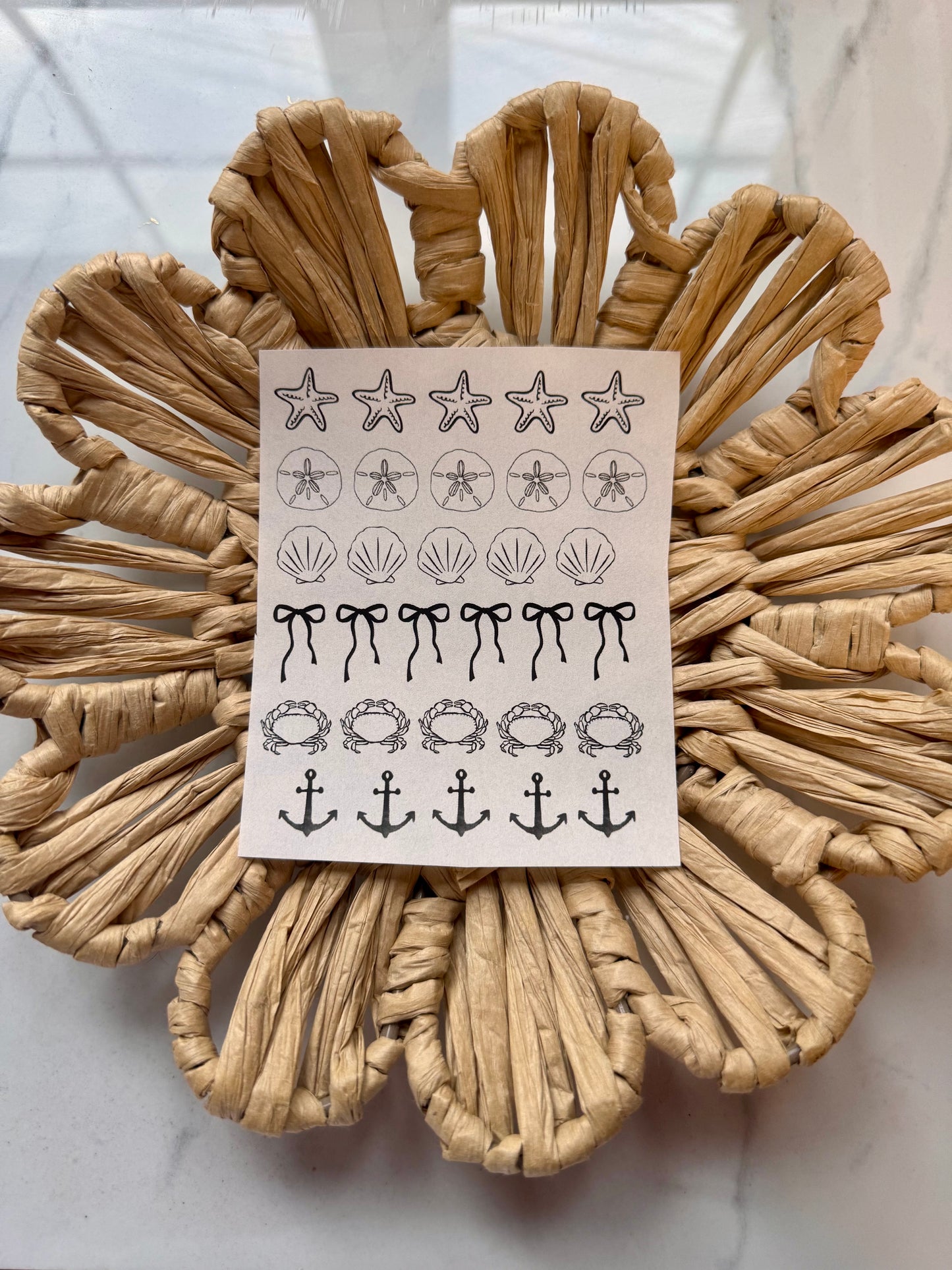 Charm Clay Transfer Sheet 5