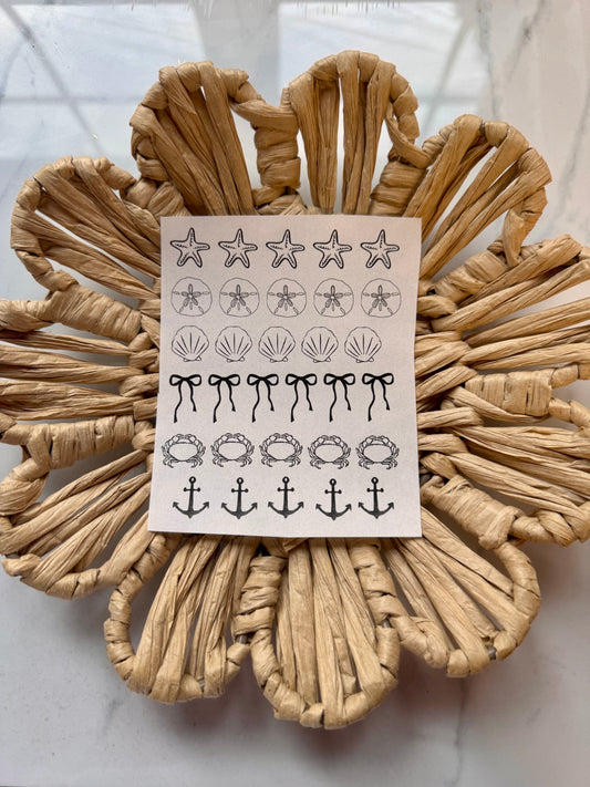 Charm Clay Transfer Sheet 5