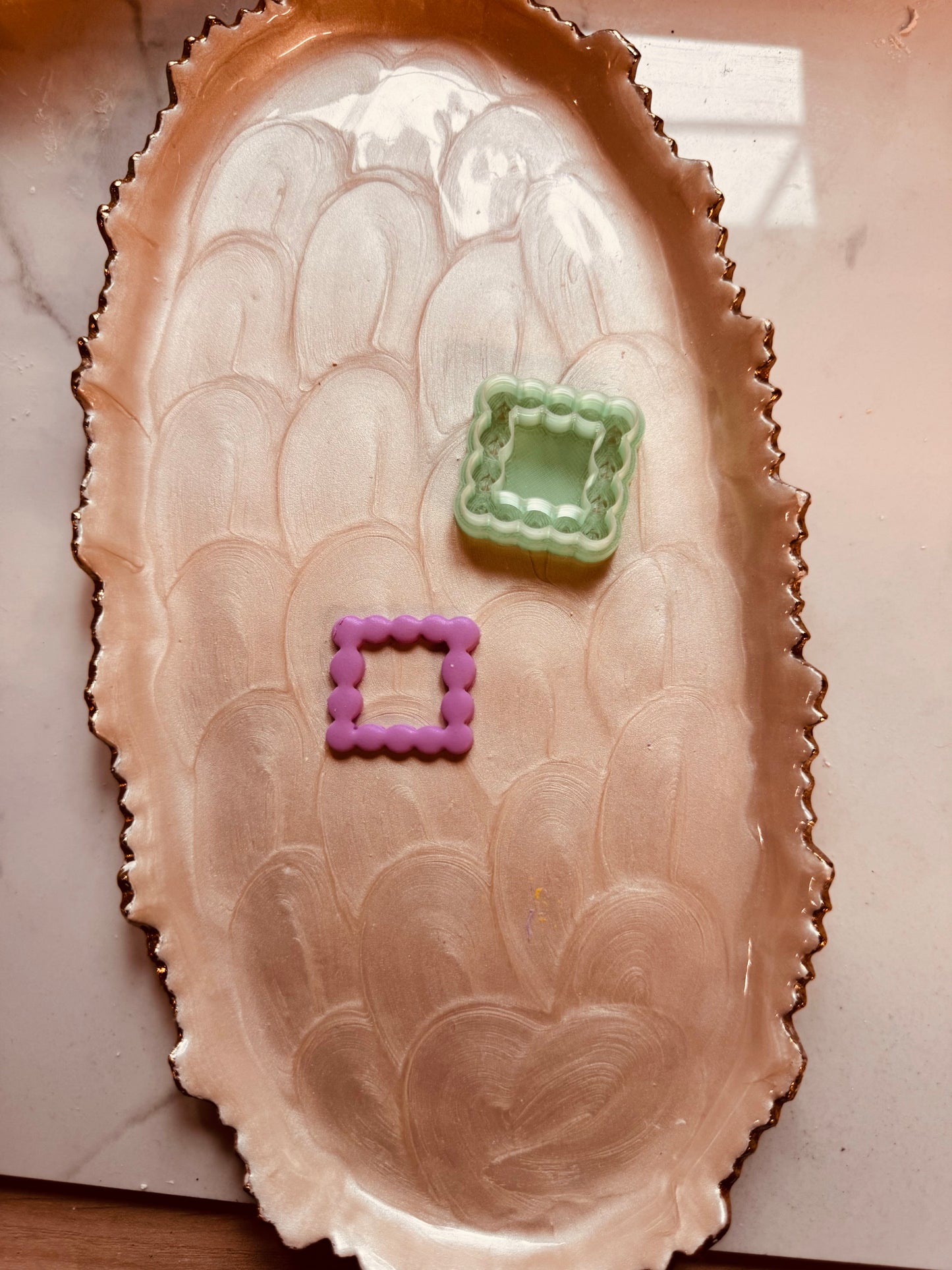 Bubble Frame Skinny Clay Cutter