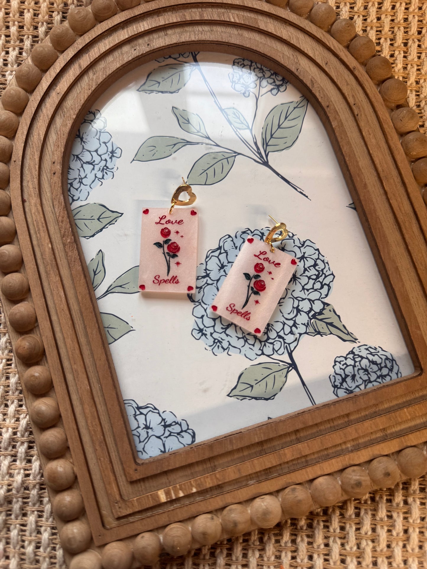 Love Spell Acrylic Dangles