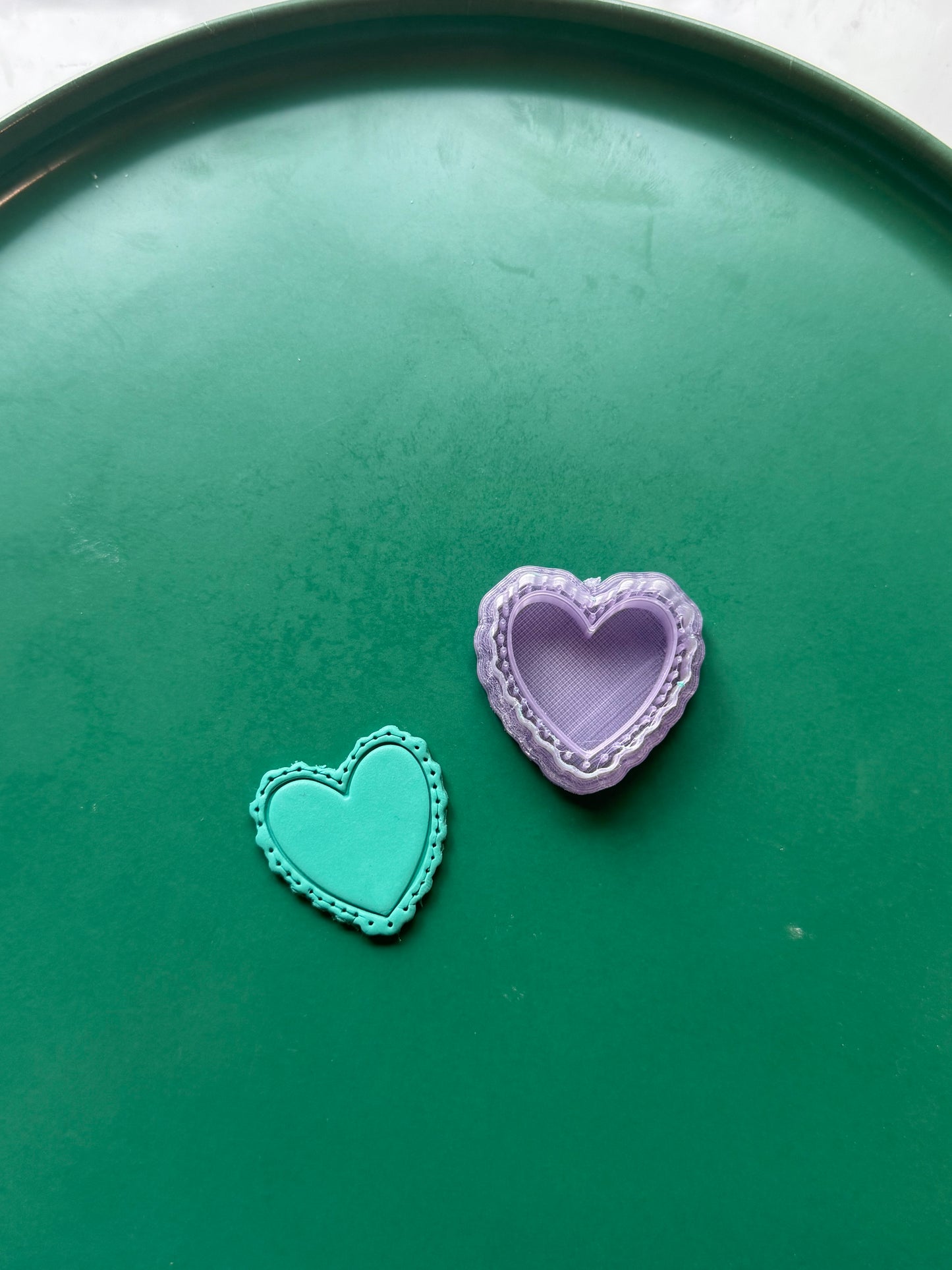 Ruffle Heart Clay Cutter