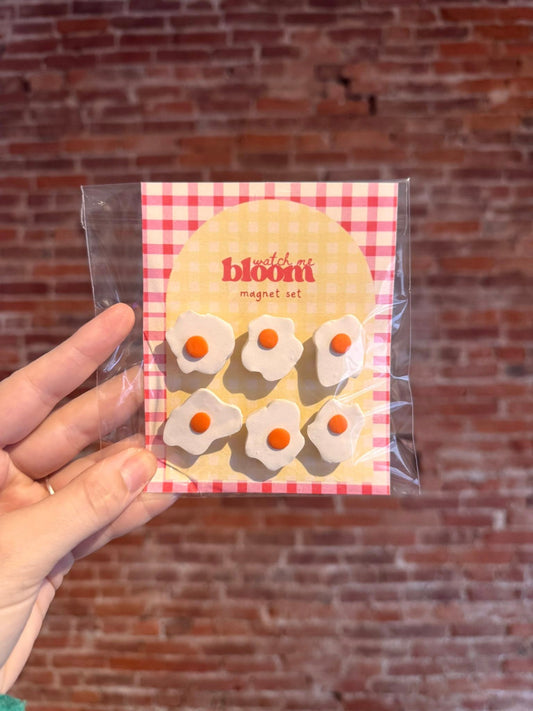 Sunny Side Up Egg Magnet Set
