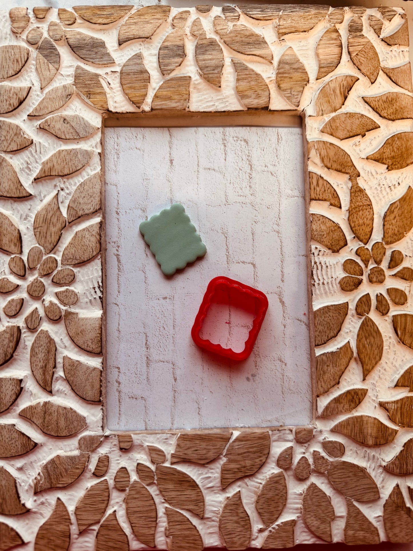 Scalloped Rectangle Clay Cutter