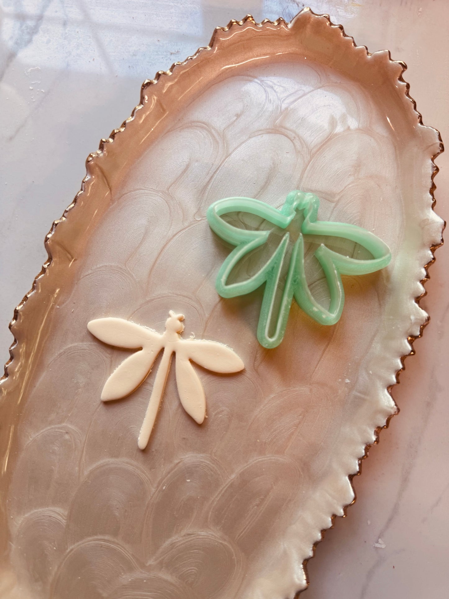 Large Dragon Fly Clay Cutter