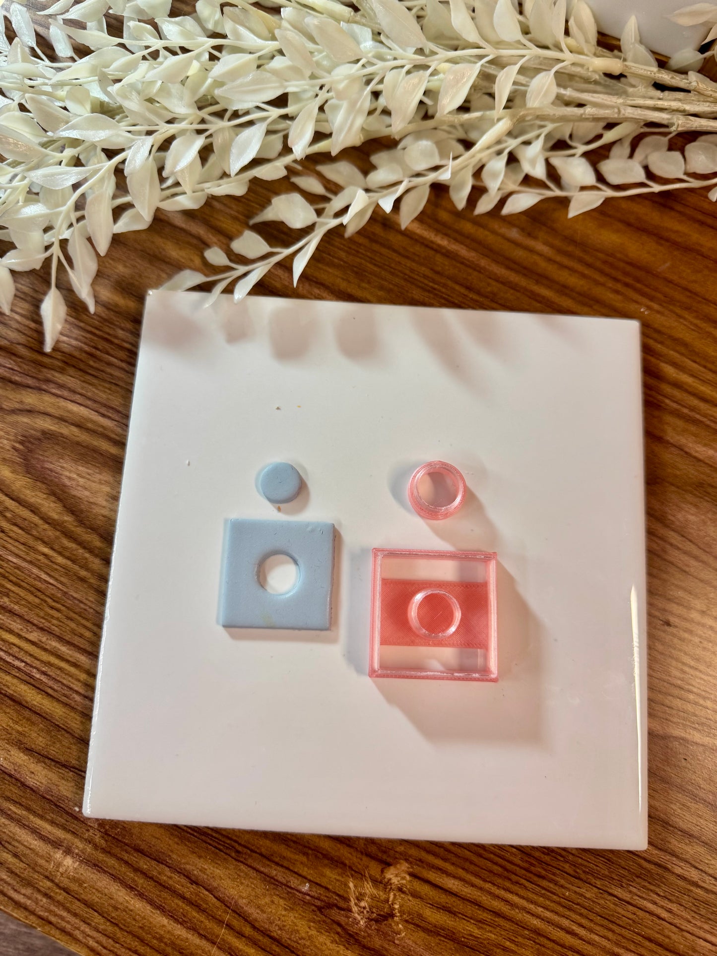 Square Cutter Set with Circle Cutout