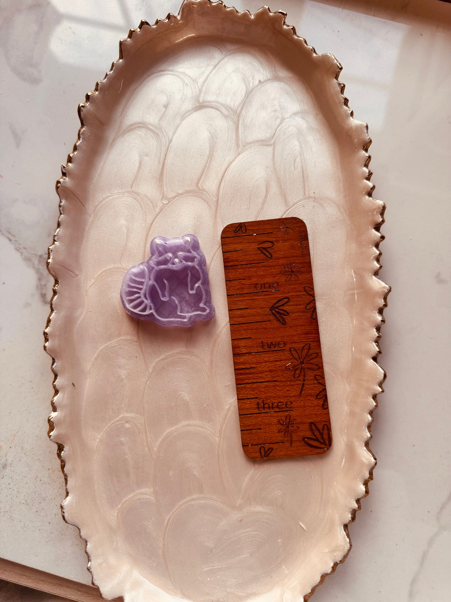 Raccoon Mirrored Clay Cutter Set