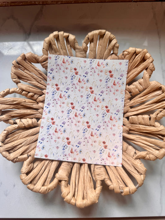 Clay Transfer 12 Summer Blooms