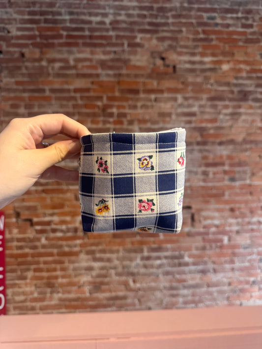 Floral Gingham Weck Jar Koozie