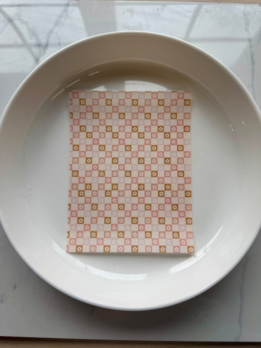 Clay Transfer Paper Checkered 2