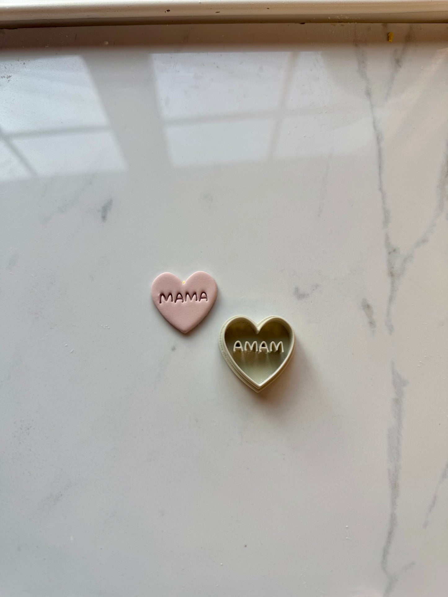 MAMA Heart Clay Cutter